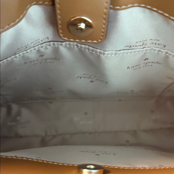 Kate Spade Brown Leather Shoulder Bag EUC - Picture 7 of 9